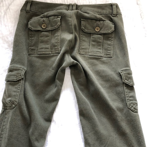 Green Army Style American Eagle Pants - Picture 4 of 4